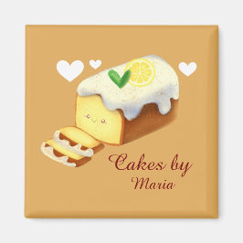 Citroenbrood met ijs magneet