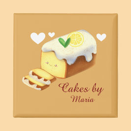 Citroenbrood met ijs magneet