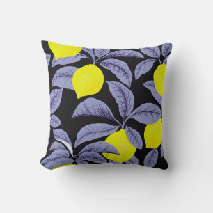 Citroencitrus, botanisch ontwerp. kussen