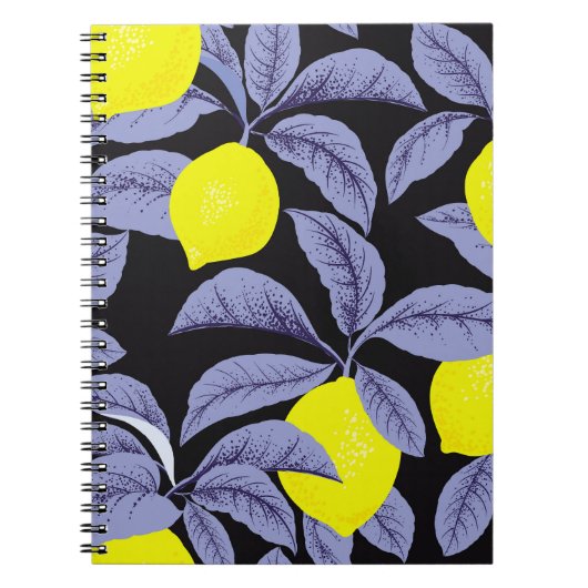 Citroencitrus, botanisch ontwerp. notitieboek (Voorkant)