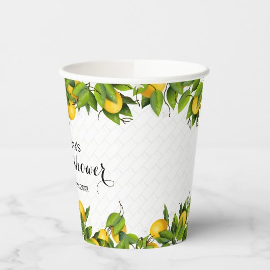 citroencitrustuin papieren bekers (Links)