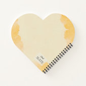 citroenColumbinebloem Notitieboek (Achterkant)