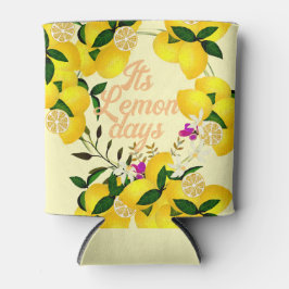 Citroendagen geel blikjeskoeler