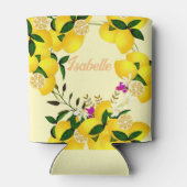 Citroendagen geel blikjeskoeler (Achterkant)