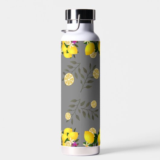 Citroendagen grijs waterfles (Rechts)