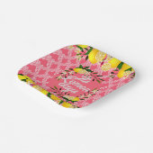 Citroendagen Motief Cherry Papieren Bordje (Gebogen)