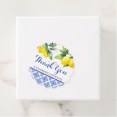 Citroendouche Bedankjes Labels (In situ)