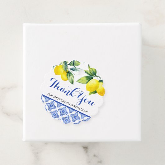 Citroendouche Bedankjes Labels (In situ)