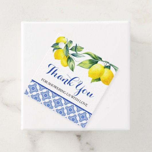 Citroendouche Bedankjes Labels (In situ)