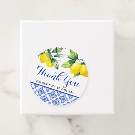 Citroendouche Bedankjes Labels (In situ)