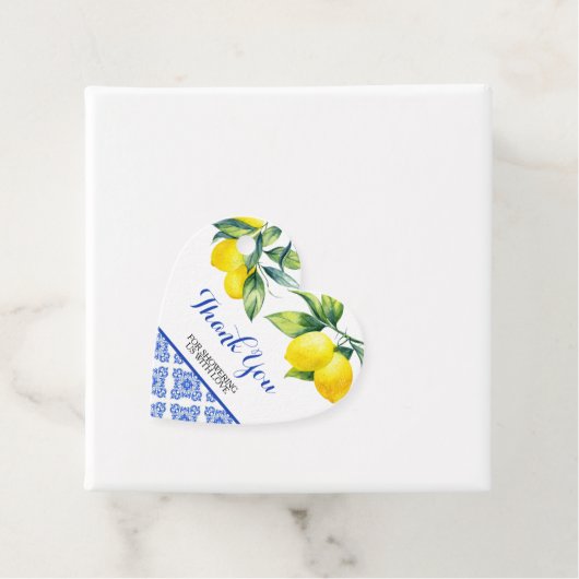 Citroendouche Bedankjes Labels (In situ)