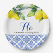 Citroendouche Papieren Bordje (Voorkant)