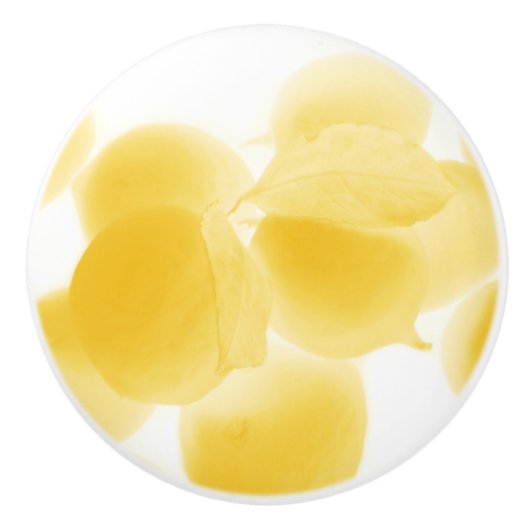 citroendroom keramische knop (Voorkant)