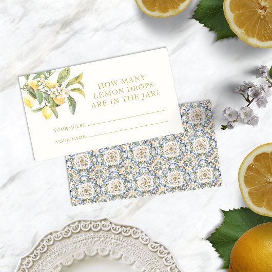 Citroendruppel Kaart Plaatskaartje