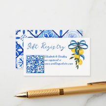 Citroenen blauw lint vrijgezellenfeest cadeau regi