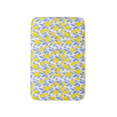 Citroenen Blauw Mediterraan Badmat (Voorkant Verticaal)