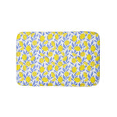 Citroenen Blauw Mediterraan Badmat (Voorkant)