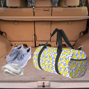 Citroenen Blauw Mediterraan Plunjezak