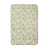 Citroenen & Bloemen Patroon Badmat (Voorkant Verticaal)