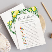 Citroenen bloesem groen Vrijgezellenfeest spel Kaa Kaart