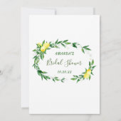 Citroenen bloesem groen Vrijgezellenfeest spel Kaa Kaart (Achterkant)