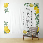 Citroenen Bruidsfeest Achtergrond Fotohokje Wandkleed (In Situ (horizontaal))