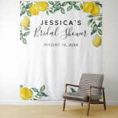 Citroenen Bruidsfeest Achtergrond Fotohokje Wandkleed (In situ)