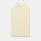 Citroenen Bruiloftsfeest Favor Gift Tag Cadeaulabel (Achterkant)