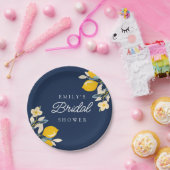 Citroenen Bruiloftsfeest Papieren Bordje (Feest)