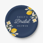 Citroenen Bruiloftsfeest Papieren Bordje (Voorkant)