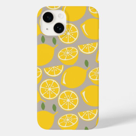 Citroenen Case-Mate iPhone Case (Achterkant)