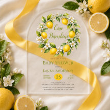 Citroenen Ciao Bambino Baby Shower Italiaans thema