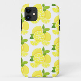 Citroenen citroenschijfjes tropisch geel fruit Case-Mate iPhone case