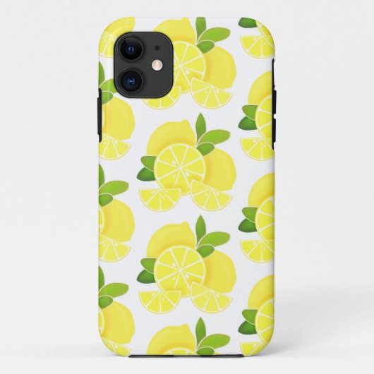 Citroenen citroenschijfjes tropisch geel fruit Case-Mate iPhone case (Achterkant)