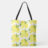 Citroenen citroenschijfjes tropisch geel fruit tote bag (Achterkant)