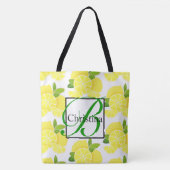 Citroenen citroenschijfjes tropisch geel fruit tote bag (Voorkant)