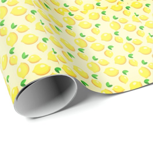 Citroenen Citrus Design Cadeaupapier (Rol Hoek)