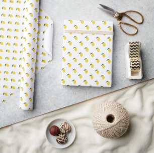 Citroenen Citrus Eenvoudig Modern Cadeaupapier