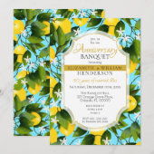 Citroenen Citrus Fruit Bloem | Trouwdag Kaart (Voorkant / Achterkant)