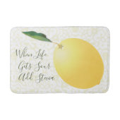 Citroenen Citrus Fruit Grappig Quote Badmat (Voorkant)