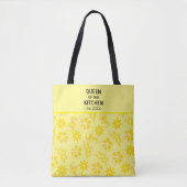 Citroenen Citrus Lemonade Chef Yellow Tote Bag (Voorkant)