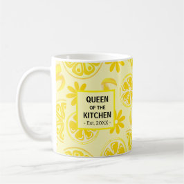 citroenen citrus limonade chef schattig geel koffiemok