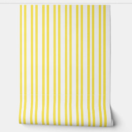 Citroenen citrus verticale streepbehang behang