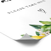 Citroenen Citrus vrijgezellenfeest Favors Poster (Hoek)