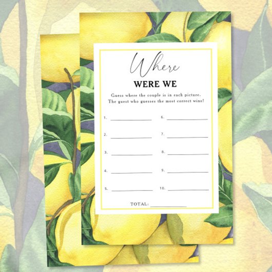 Citroenen Citrus - Waar waren we vrijgezellenfeest