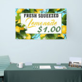 Citroenen Citrusfruit Limonade Kraam Spandoek (Beurs)