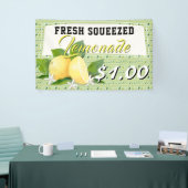 Citroenen Citrusfruit limonade stand Spandoek (Beurs)