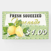 Citroenen Citrusfruit limonade stand Spandoek (Horizontaal)