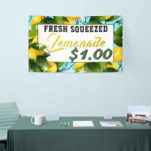 Citroenen Citrusfruit limonade stand Spandoek (Beurs)