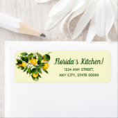 Citroenen Citrusvruchten Bloementuin Etiket (Insitu)